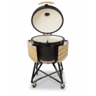 Grill ceramiczny Kamado Bono GRANDE Czarny